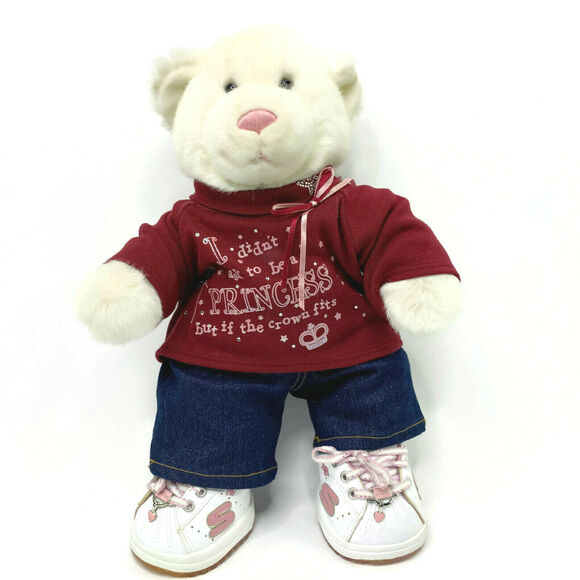 Build A Bear Plush I Didn't Ask To Be a Princess But if The Crown Fits 14 Inches - Picture 1 of 7